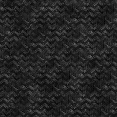 Winter Elegance Flannel Textured Chevron Black F9529-99