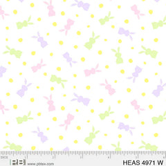 Hoppy Easter Bunny Ditzy White HEAS-04971-W