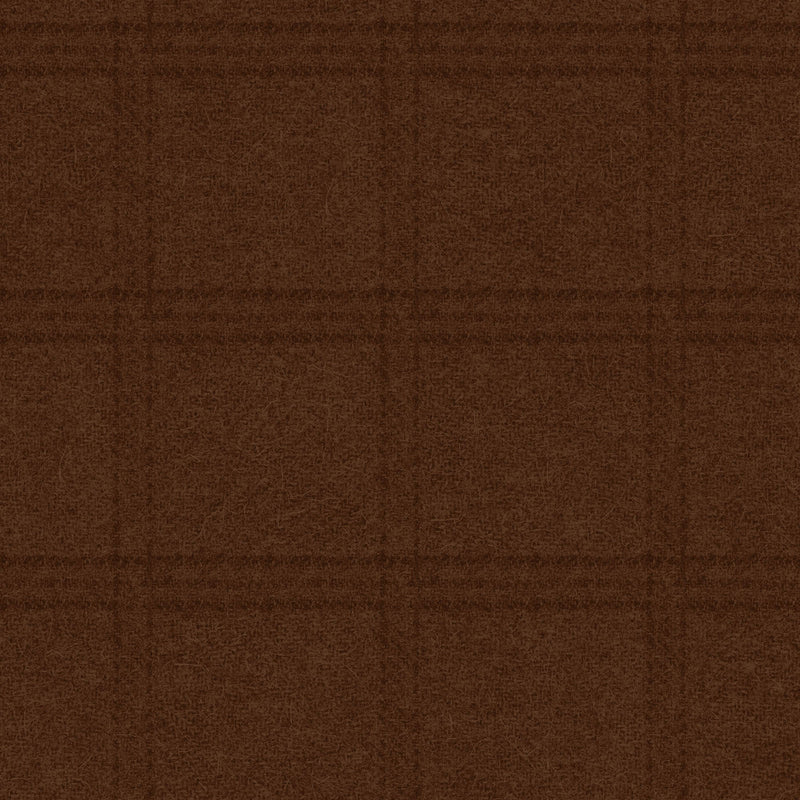 Woolies Flannel Tartan Grid Brown MASF18511-A