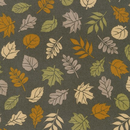 Cozy Outdoors Flannels Leaves Taupe