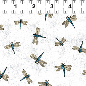 Botanical Journal Dragonflies White Y3242-1