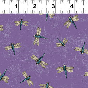 Botanical Journal Dragonflies Purple Y3242-27