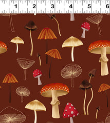Midnight Flora Mushrooms Brick Y3387-51