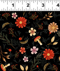 Midnight Flora Small Floral Dark Black Y3388-115