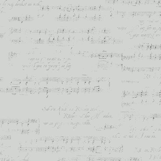 Aria Musical Score Grey (A-9219-C1)