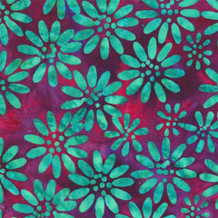 Anthology Dotted Floral Turquoise Batik 341Q-5