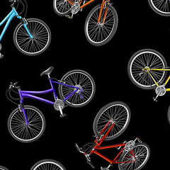 Tossed Colorful Bicycles C8772