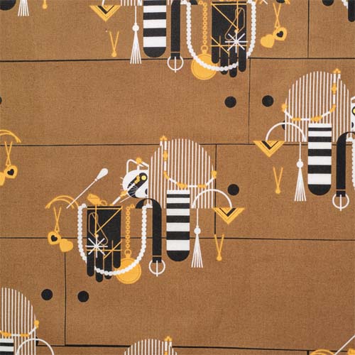 Charley Harper Rac and Ruin Fabric (CH-112)