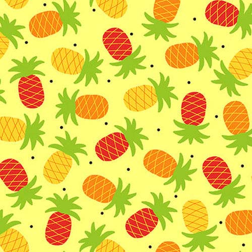 Gone Wild Pineapple Yellow Fabric (4739-44)