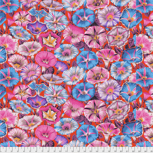 Kaffe Collective Variegated Morning Glory Red Fabric (PJ098.RED)