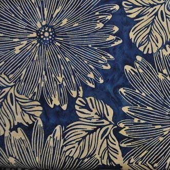 Tropical Indigo Batik Quilt Fabric R2249-68