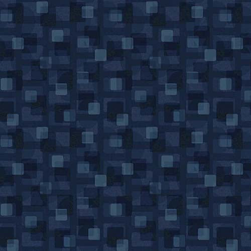 Scrap Happy Square Textile Blue 2611-77
