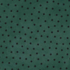 Woolies Flannel Black Dots on Blue-GreenMASF18506-BG