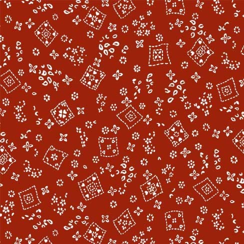 Tossed Bandana Red CX9461-Red