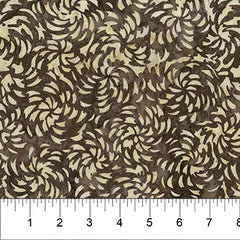 Soft Brown Feather Batik 81201-39