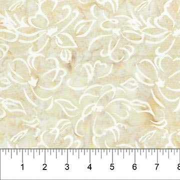 Light Cream Floral Batik 81200-30