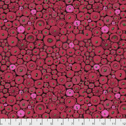 Kaffe Collective Button Mosaic Red GP182.RED