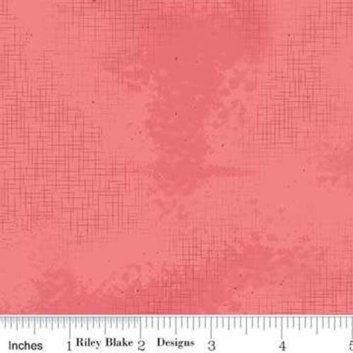 Shabby Color Coral Fabric (C605)