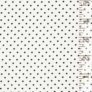 Swiss Dot White Black C660-110