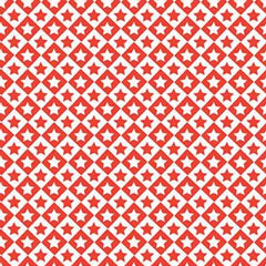 Cops and Robbers Stars Red Fabric (C8615)