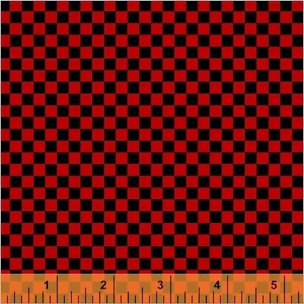Checkered Flag Fabric Red (51270 4)
