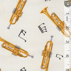 Trumpet & Notes Cream SRK-15038-84