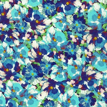 Quilting Fabric SRKD-19148-193 SUMMER from the Painterly Petals Collec –  SoKe