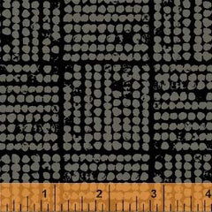 Inkwell Black Stamp Fabric (51208-1)