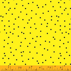 Scattered Dot Yellow 52551-6